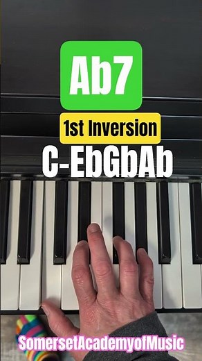 A Flat Dominant 7th Chord Piano Inversions #pianotutorial #dom7