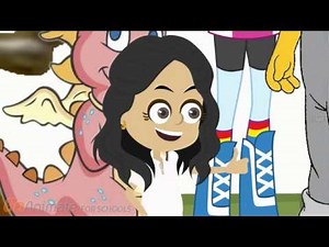 Sesame street kids paint a huge mural of the number 14 (ga)