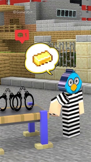 Police Officer Sprunki Rumi and Criminal Sprunki Sleepy Bird with handcuffs!