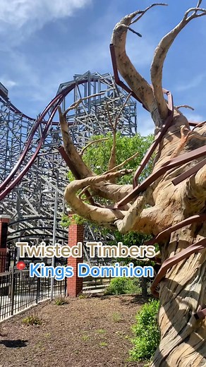 62K views · 666 reactions | Twisted Timbers at Kings Dominion in Virginia! #richmond #themepark #kingsdominion #rollercoaster #virginia #ride | Frederic Hopkins | Facebook