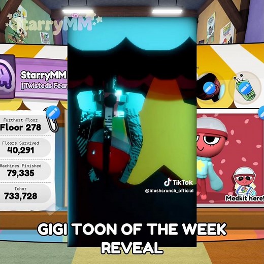 GIGI TOON OF THE WEEK REVEAL IN DANDY'S WORLD #dandysworld #roblox #update