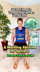 1.5M views · 26K reactions | 3 exercises for seniors to help with your core muscles + pelvic floor ❤️晴 | Grow Young Fitness | Facebook