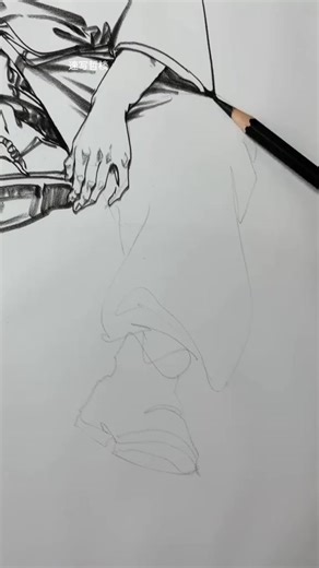 152K views · 1.5K reactions | Those who want to learn outlining, look here #LearnToDrawWithDouyin #ArtExams #FigureSketching #DrawingProcessShare #Exams | Content Connect | Facebook