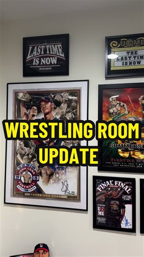 Wrestling Room Update: A WWE Fan's Collection