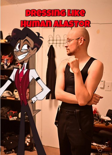 Humorous Human Alastor Cosplay Reveal