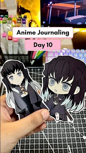 Day 10 Challenge: Drawing Your Favorite Anime Scene in Your Journal