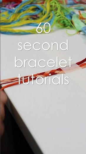 This is such a quick and easy bracelet to make! #friendshipbracelet