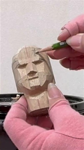 Buddhist Statue Carving Challenge 5143: Learning the Basics - Jizo Buddha Head by Fukutoku Y / Ho...