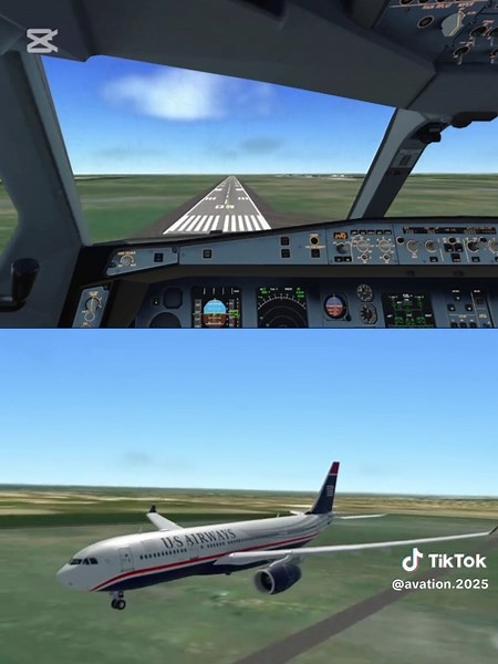 Butter Landing of Airbus A330-200 by US Airways