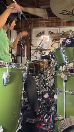 Bonham's Iconic Single Pedal Groove: Good Times Bad Times. @ledzeppelin | Yoyoka Soma （よよか）