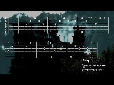 Celtic Medieval Music - Old Castle [Full Acoustic Guitar Tab by Ebunny] Fingerstyle How to Play