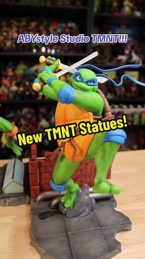 Brand new Heros in a Halfshell! 🐢 These statues from ABYstyle Studio are a great addition to the collection! Check out the unboxing and let me know what you think! #tmnt #toys #collection #actionfigures #nostalgia #unboxing
