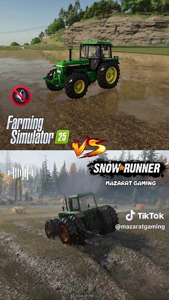 Farming Simulator 25 vs Snowrunner: Game Comparison