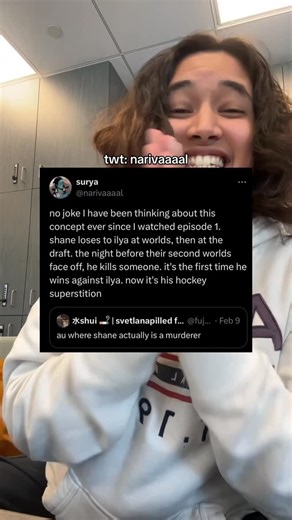 ethan 🏳️‍⚧️ on Instagram: "i have never been in a more creative fandom… i both love and hate it bc HOW do u come up with this, and also why isn’t it on ao3 yet 🤨 🏷️ #fandom #books #heatedrivalry #ao3 #fanfiction shane hollander ilya rozanov fanfic archiveofourown yaoi"