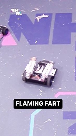 NHRL - Professional Robot Fighting League on Instagram: "Flaming Farts are highly dangerous and should not be played with. Yes, admin is a 10 year old boy. #nhrl #fart #robotics #pokemon"