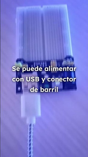 Módulo fuente de alimentación MB102 ⚡ #arduino #protoboard #electrónica #trecno #voltaje #tensión