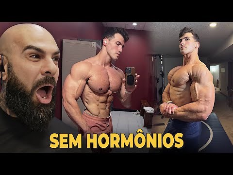 REAGINDO AO TREINO DO BODYBUILDER NATURAL MAIS INCRÍVEL QUE JÁ VI