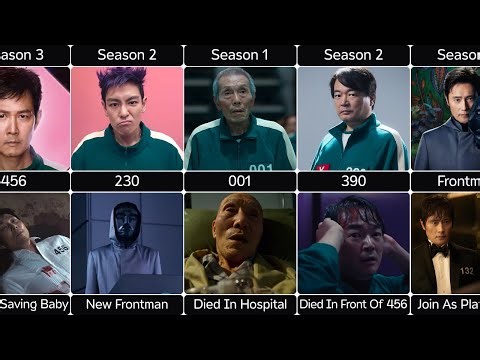 Squid Game Death Scenes – Last Moments of Every Player (S1, S2 & S3)