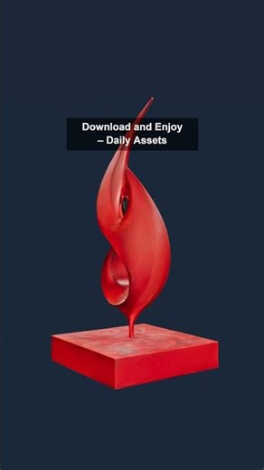 Abstract Sculpture Decor #DailyAssets