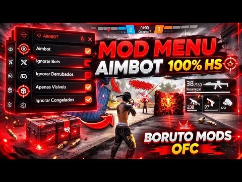 NOVO PAINEL XIT MOD MENU 100% HS XIT GRÁTIS APK FFH4X HEADTRICK SAFE HACK FF ANT BAN LINK MEDIAFIRE