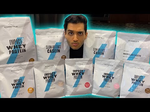 I TRIED EVERY MYPROTEIN FLAVOR || Review & Complete Breakdown