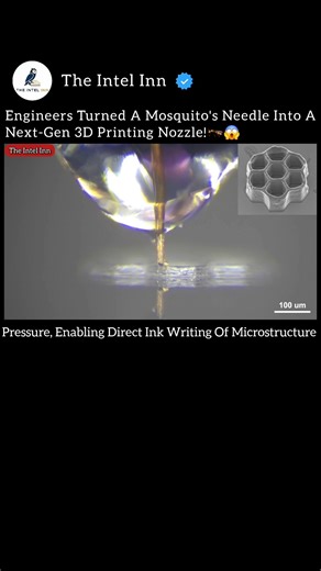 Engineers Turned A Mosquito's Needle Into A Next-Gen 3D Printing Nozzle! 😱 #Innovation