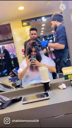 3.2K views · 28 reactions | BTS from Add Campaign for a Hair Colour Brand | Manzoor Khan Makeup & Hair Academy | Facebook