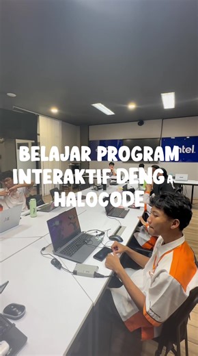 Belajar Halocode bareng, simple tapi seru! Dan ini hasil kreasi kita✨ #Halocode #AxiooClassProgram #ACP #PKL #CeritaAnakPKL