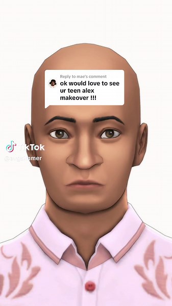 Replying to @mae townie overhaul: alexander goth ☆ #sims #sims4 #thesims4 #createasim #cas #ts4cas #simtok #simstok #fyp #towniemakeover