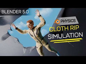 How to Rip & Tear Cloth in Blender (Easy Tutorial)