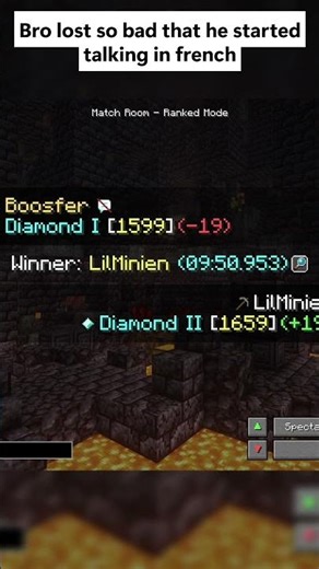 Boosfer started speaking French😂🤣 #minecraft #gaming