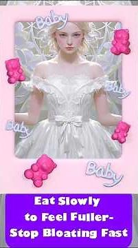 Eat Slowly to Feel Fuller 😋 | One Tip to Eat Less Without Dieting! #weightlosshacks