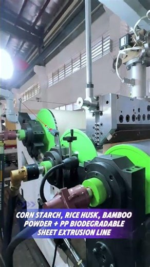 #sivite #sheetextrusionline #plasheet #cornstarch #sheetextruder #thermoformingmachine