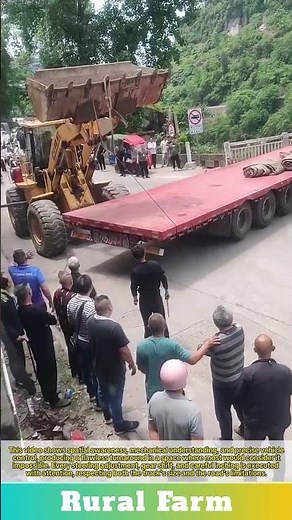 Without The Help of A Crane: It's Impossible to Turn Truck Around This Road
