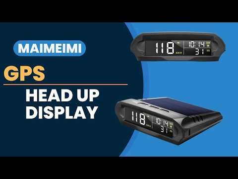 GPS Head Up Display - Solar Digital Car Speedometer