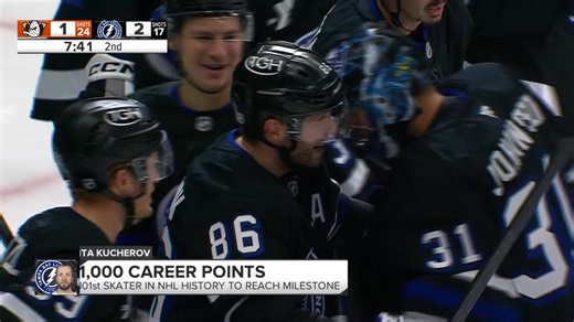 Milestone marker 1️⃣0️⃣0️⃣0️⃣ | Tampa Bay Lightning