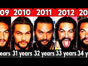 Jason Momoa (Aquaman) from 1999 to 2023