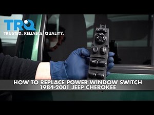 How to remove the window buttons on the Jeep Cherokee