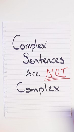 12K views · 86 reactions | Complex Sentences are NOT Complex #ielts | IELTS Advantage | Facebook