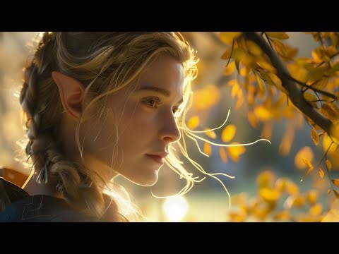Winter in Lothlórien ❄️ | Galadriel’s Elven Realm | Peaceful Fantasy Ambience