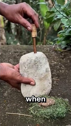 This Wooden Tool Creates Fire Instantly 🤯