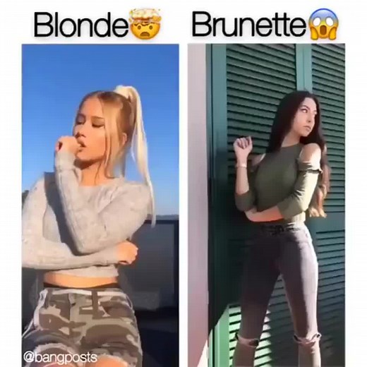 Blonde or brunette??