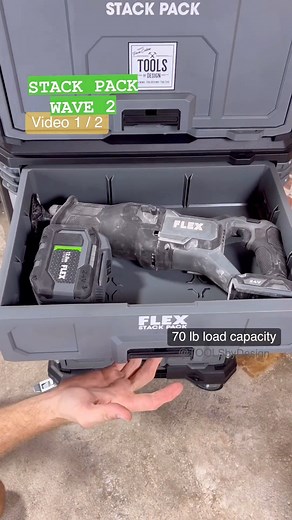 New Stack Pack drawers, cabinet, rolling base, & more! Pre-orders going live today. #flexpowertools #flexstackpack #packout #construction #contractor #tools #powertools | TOOLS by Design