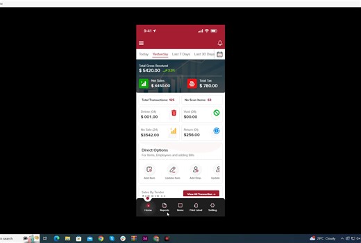 Bottom Bar Animation