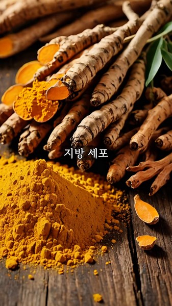 믹스커피와 강황, 생강으로 내장지방 제거하기