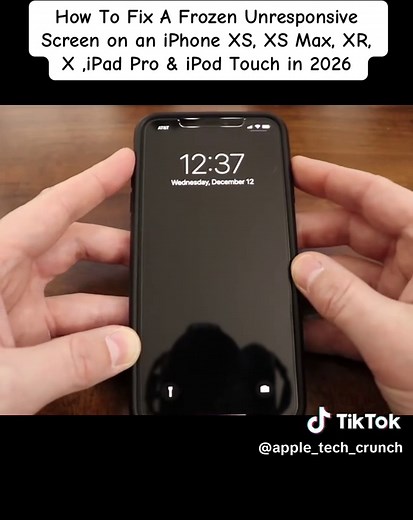 Fix Frozen Screen on iPhone XS, XS Max, XR & iPad Pro