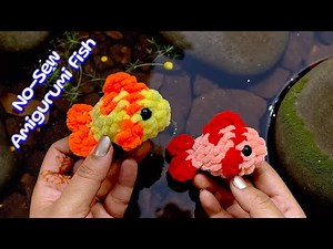 Cute & Easy No-Sew Amigurumi Fish | Tiny Crochet Fish Tutorial for Beginners 🐠