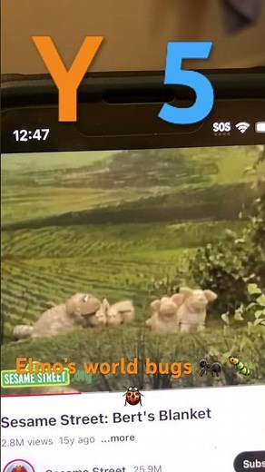 Y 5 Elmo’s world bugs 🐜 🐛 🐞