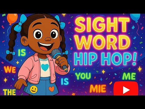 Sight Word Rap for Kids | Learn THE, AND, IS, YOU, WE, CAN, ME