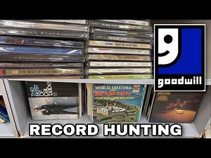 Digging Through Vinyl At Goodwill | Thrift Store Record Hunting